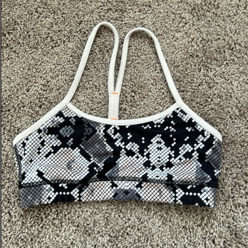 Size 4 Lululemon Snakeskin Sports Bra